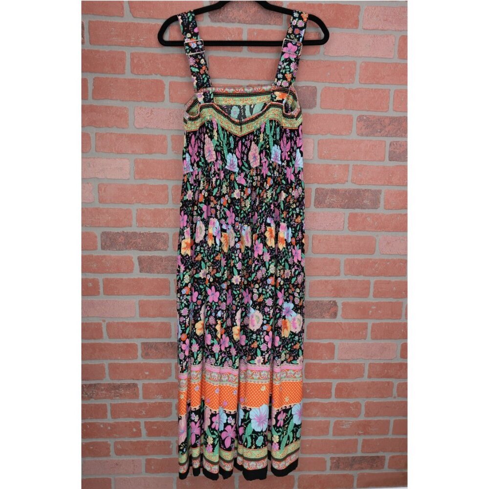 Black Floral Dress - Size Small - Picture 4 of 17